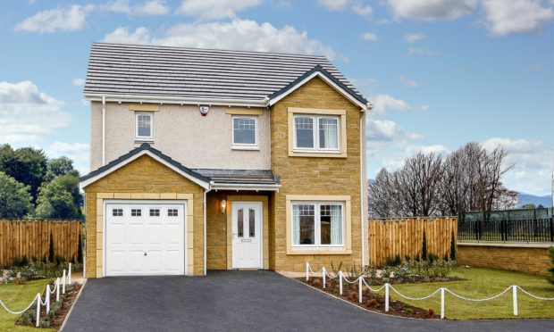 One of Muir
Homes’ properties
at its Leven
development