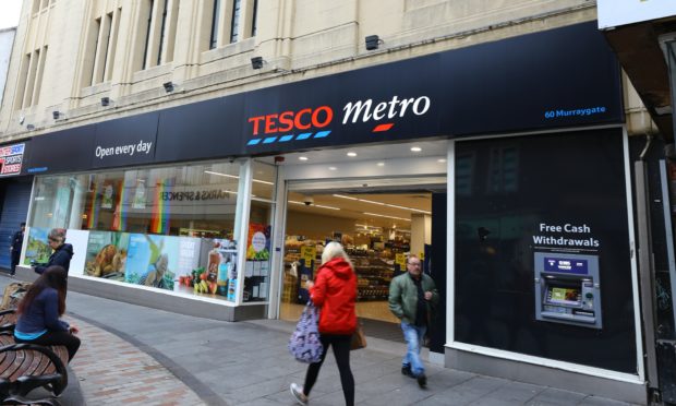 The Tesco Metro store in the Murraygate which closed in November.