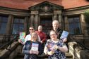 George Laidlaw (lead trustee for libraries), John Horsburgh (Dundee Leisure and Culture), Katie Clapson (assistant), Susan Ferguson (library and information assistant) and Michelle Cochrane (assistant).