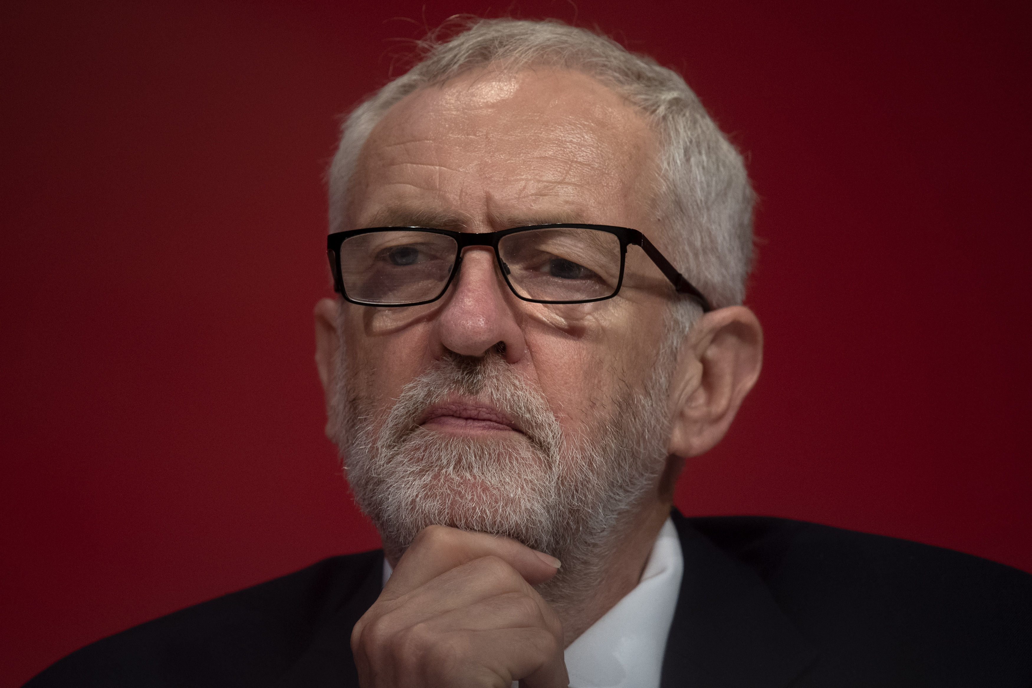 Sylvestre is accused of threatening to burn down the office of former Labour leader Jeremy Corbyn (pictured). Image: PA.
