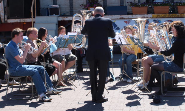 The Montrose Town Band play MoFest