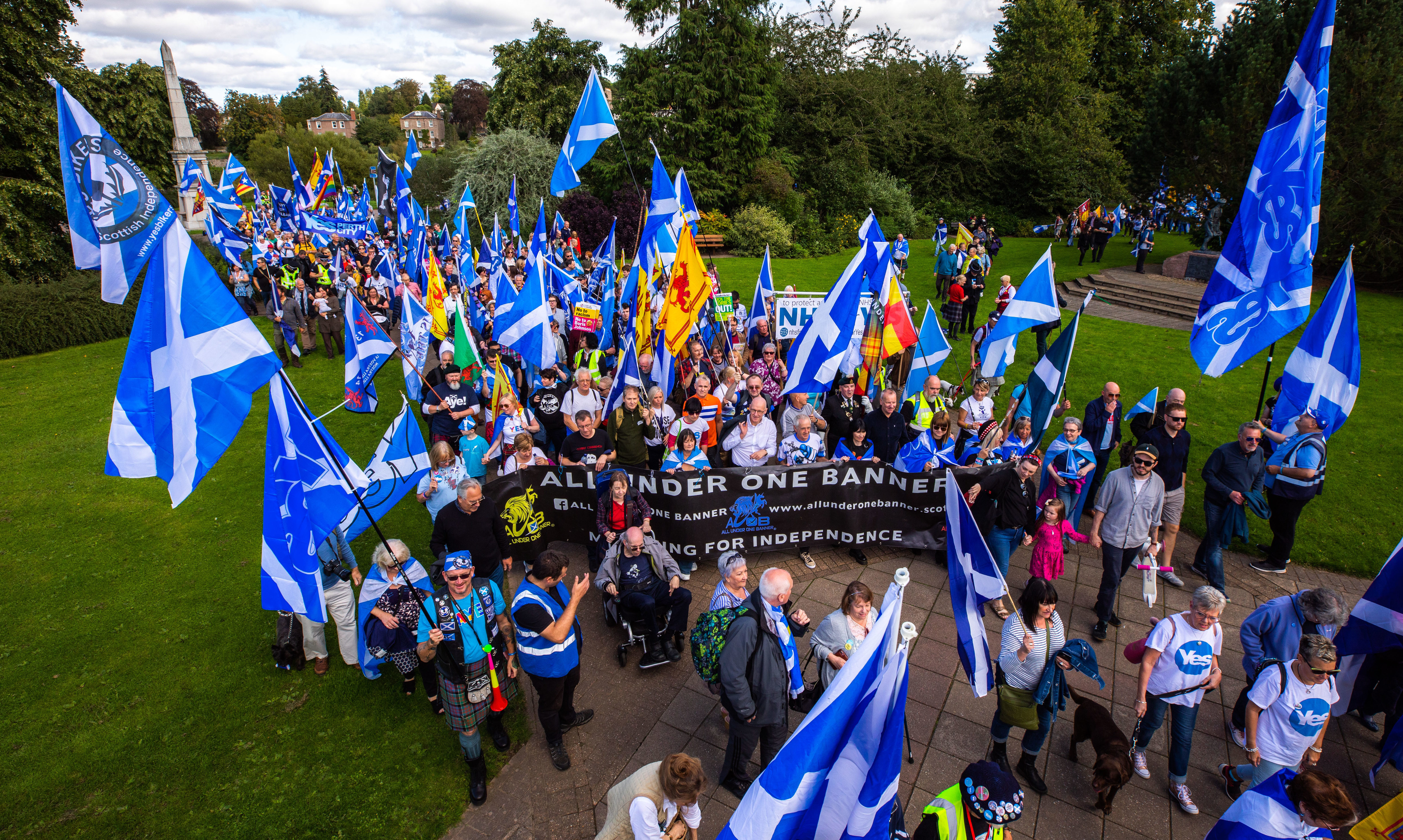 The All Under One Banner march in Perth last year.