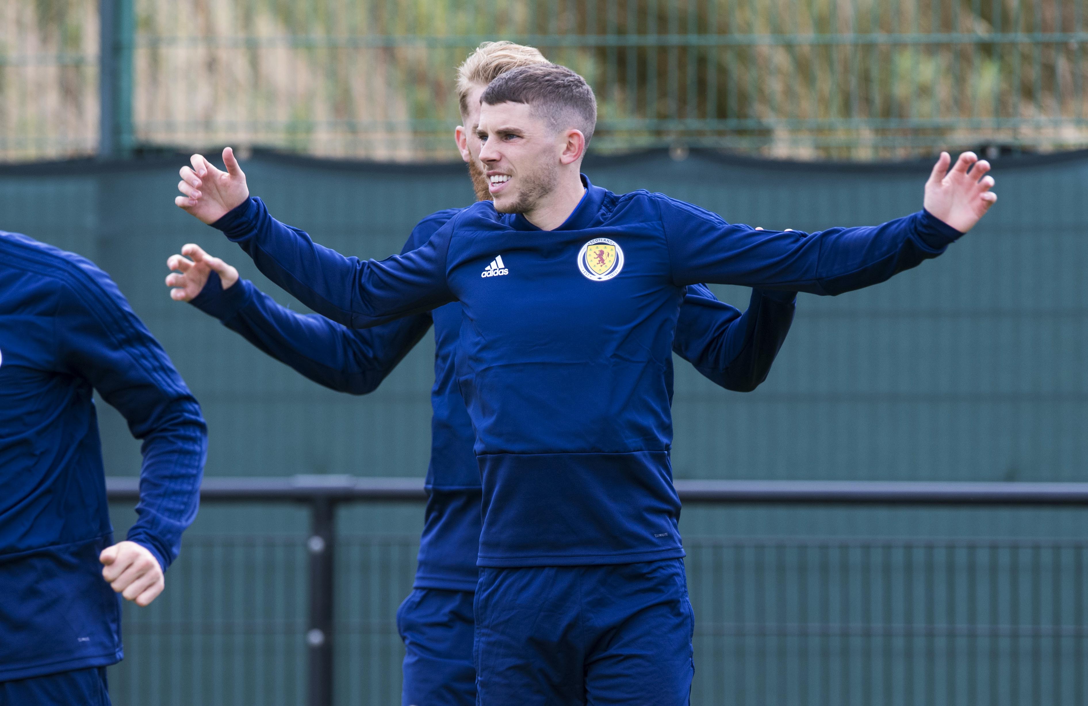Ryan Christie: well armed for facing Belgium.