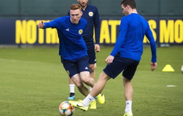 David Bates during training.