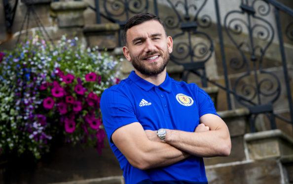 Robert Snodgrass at the team hotel at Dalmahoy..