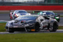 Sandy Mitchell in Blancpain GT action.