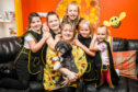 Catherine Sala-Murray of Kats Mission in Kinglassie with her Bizzy Bee helpers Katelyn Peggie,5,, Caitlyn Chi Waterston,10, Kali Campbell,9, Hallie Ferguson,11, and Maddie Ferguson,9.