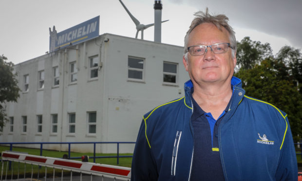 Michelin factory manager John Reid
