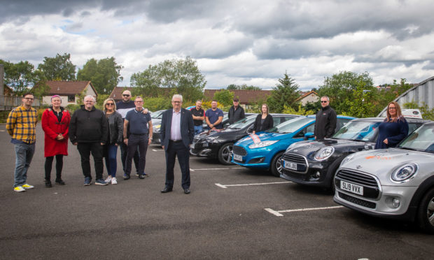 Mr Chapman meets with driving instructors at The Vine Centre