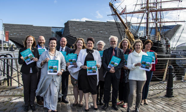 Tourism representatives launching the new strategy.