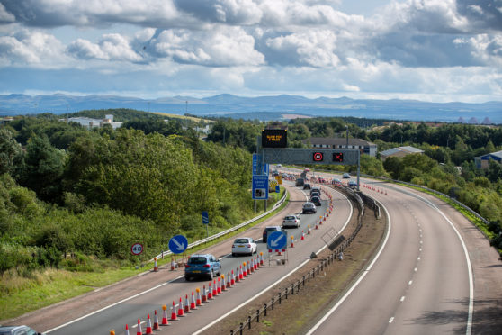 Roadworks.