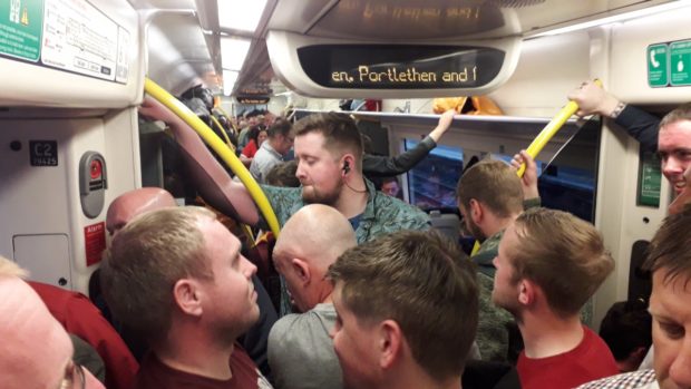 Passengers have complained of over-crowding on the north-east line during major events in the summer.