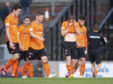Dundee United's winning steak came to an end in Ayr.