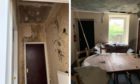 The property was wrecked following a "major leak".