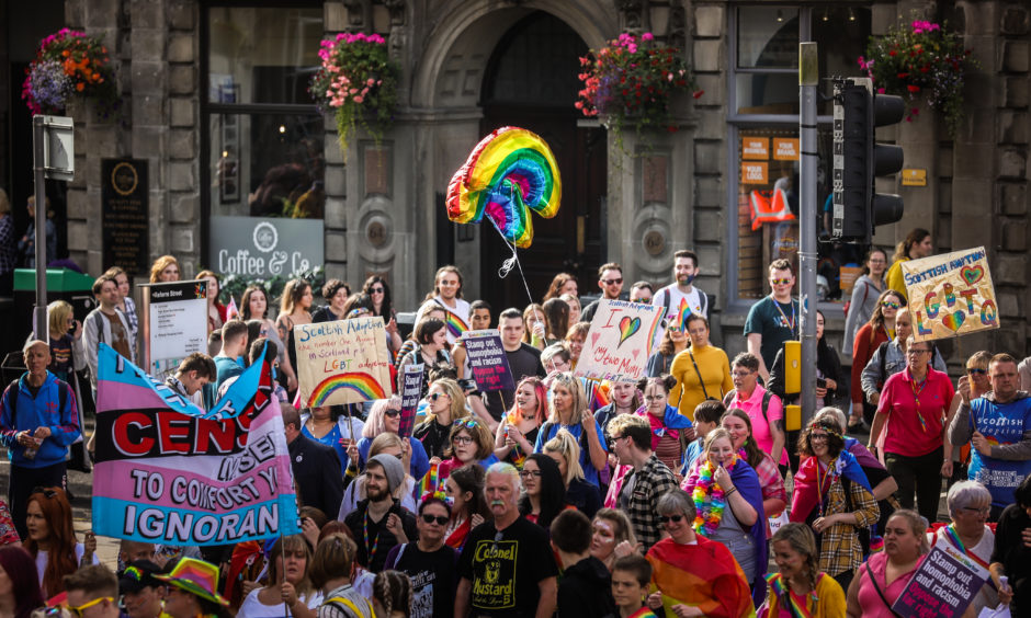 Dundee Pride in 2019.