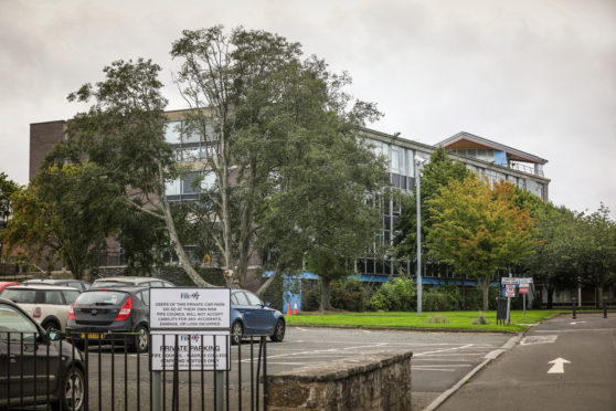 Madras College Kilrymont campus was listed for its 'striking design'.