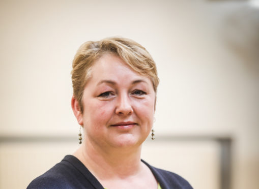 Leader of Angus Council, Councillor Beth Whiteside.