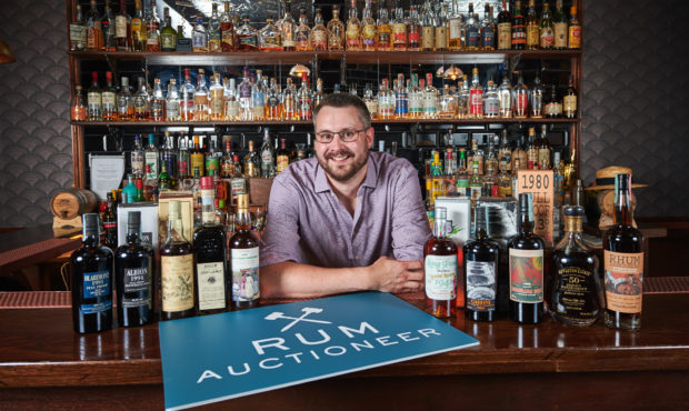 Rum Auctioneer, managing director Iain McClune