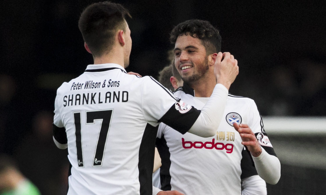 Lawrence Shankland and Declan McDaid when they were at Ayr.