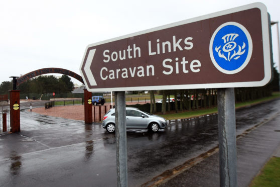 South Links caravan park.