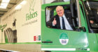 Michael Jones, Fishers MD
Michael Jones MD of Fishers Laundry in the driving seat at the unveiling of new truck livery at super laundry opening in Coatbridge.  Picture Robert Perry 17th March 2016

Please credit photo to Robert Perry

Image is free to use in connection with the promotion of the above company or organisation. 'Permissions for ALL other uses need to be sought and payment make be required.


Note to Editors:  This image is free to be used editorially in the promotion of the above company or organisation.  Without prejudice ALL other licences without prior consent will be deemed a breach of copyright under the 1988. Copyright Design and Patents Act  and will be subject to payment or legal action, where appropriate.
www.robertperry.co.uk
NB -This image is not to be distributed without the prior consent of the copyright holder.
in using this image you agree to abide by terms and conditions as stated in this caption.
All monies payable to Robert Perry

(PLEASE DO NOT REMOVE THIS CAPTION)
This image