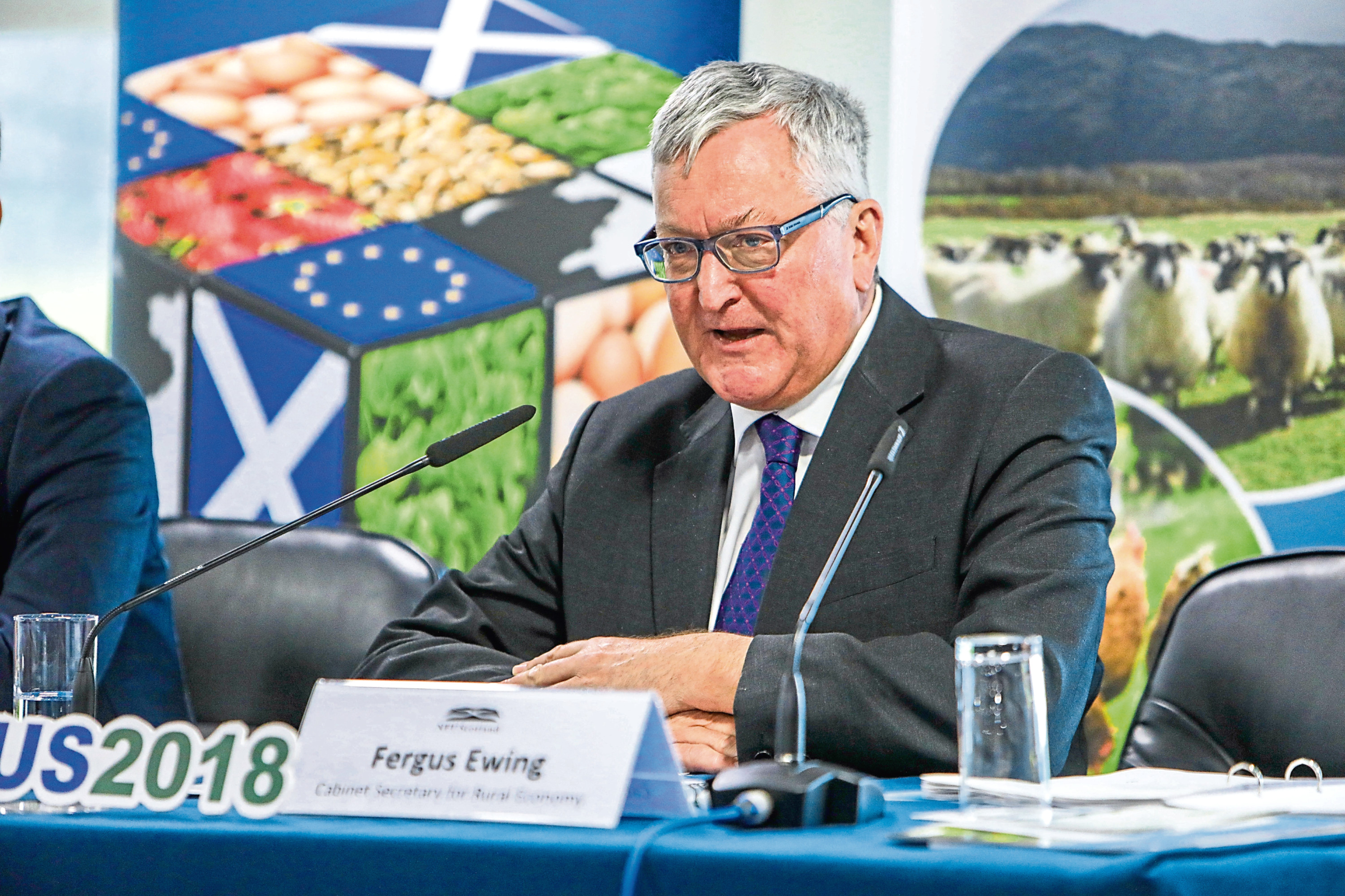 Scotland's Rural Economy Secretary, Fergus Ewing .