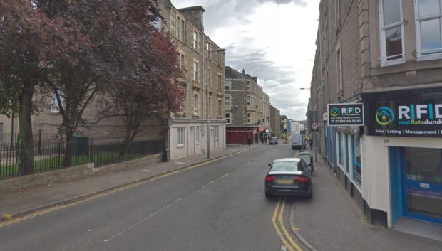 Blackness Road, close to the junction of Peddie street, Dundee (stock image).