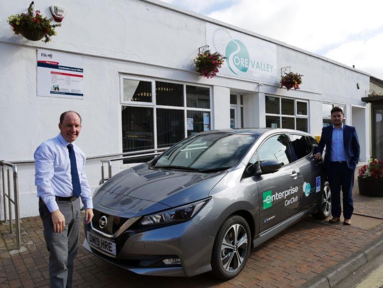 Housing association launches pioneering electric car club in Fife towns