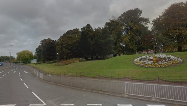 Coupar Angus Road near the  junction with Harefield Road, Dundee (stock image).