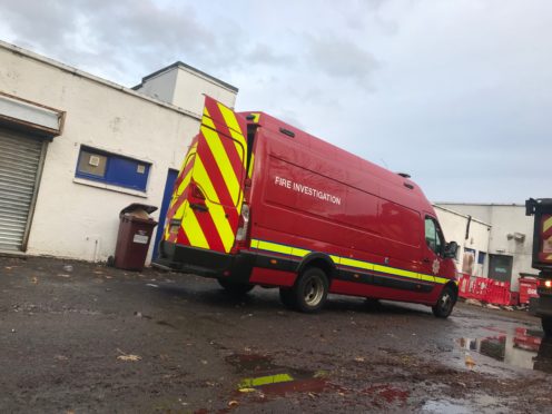 The fire caused extensive damage to MS News and the post office within the shop.