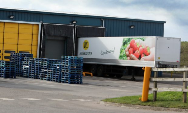 Morrison's potato packing factory at Clayholes Farm, Carnoustie.