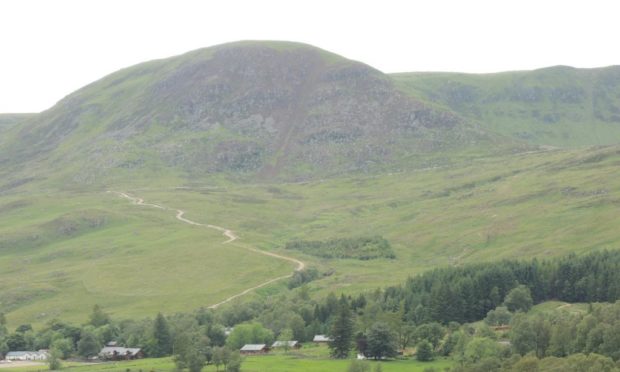 The Glen Clova hill track.