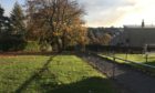 The footpath in Letham where the alleged robbery took place.