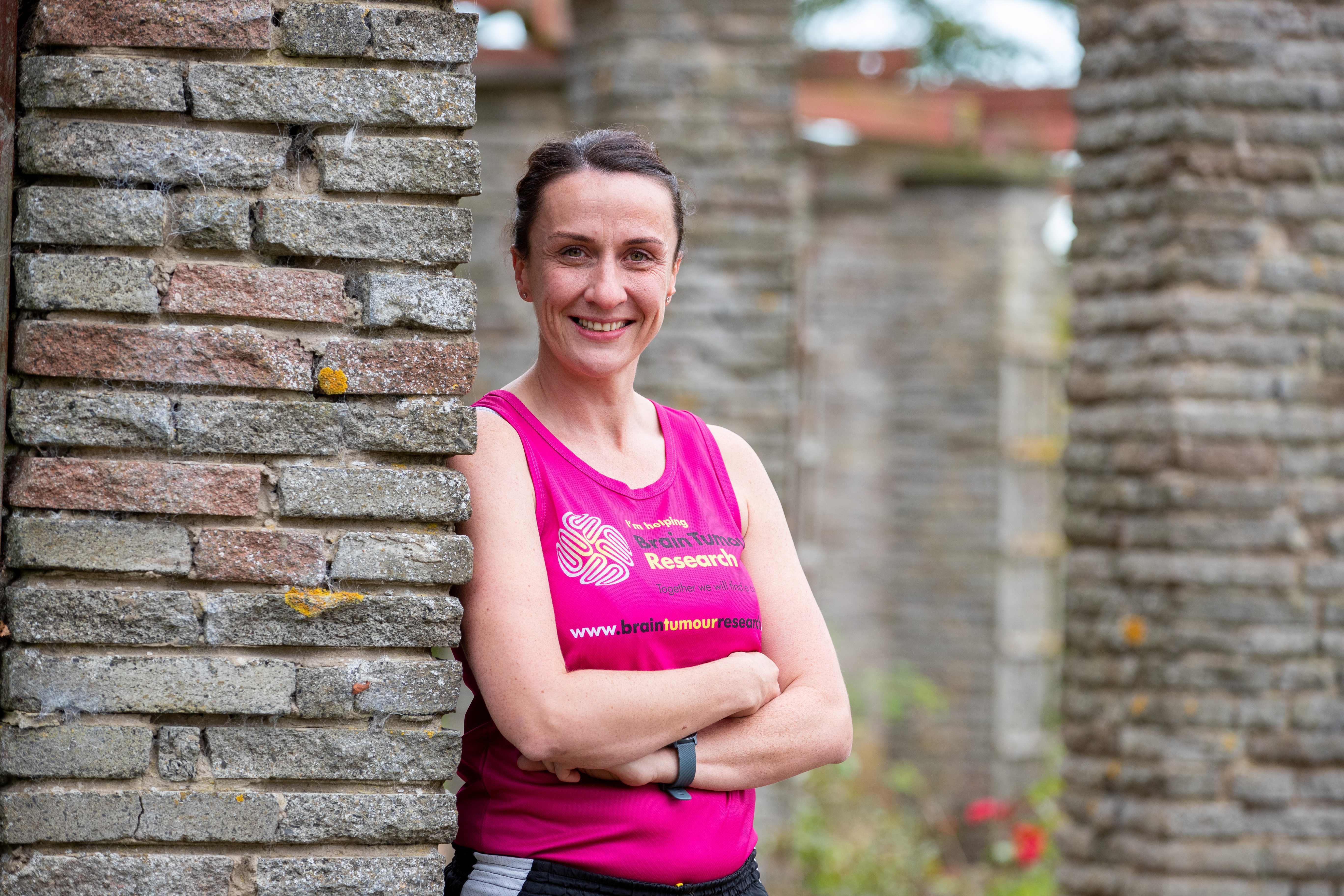 Police officer Kellyanne Muir is running two marathons to raise money to fund a day of research into brain tumours, having seen first hand the impact. Her mission has inspired fellow police officers and runners across Fife to take part in a virtual running challenge.
CR0014912
Pic Kenny Smith, Kenny Smith Photography
Tel 07809 450119