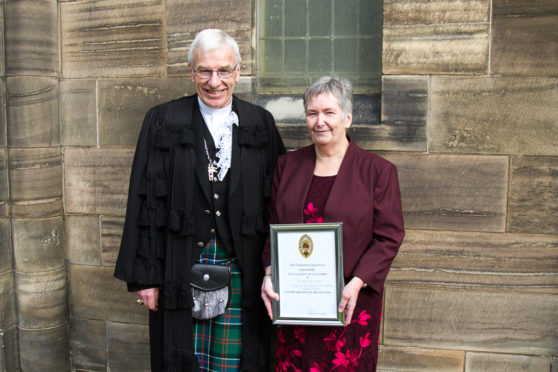 Rt Rev Colin Sinclair and Marjorie McHattie.