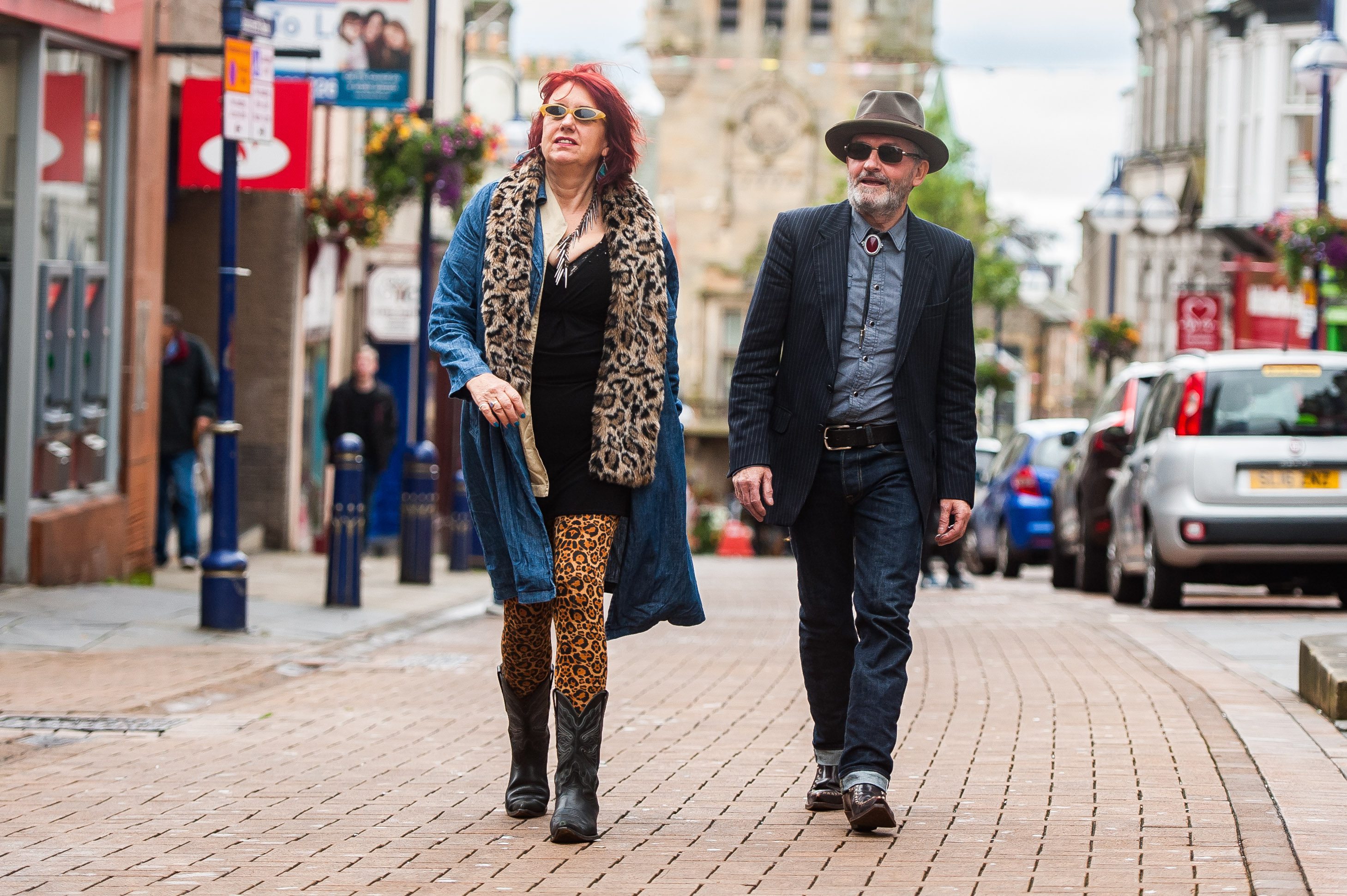 Rezillos singer Fay Fife, and guitarist Lord Allan Mcdowall, who were playing at the festival with their country music band, Countess of Fife, helped to launch this year's festival.