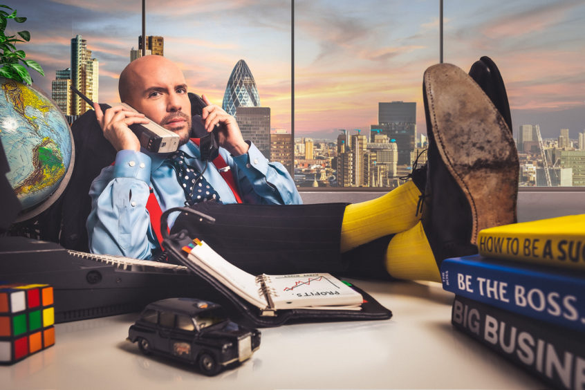 Tom Allen in a promotional shot for The Apprentice: You're Fired