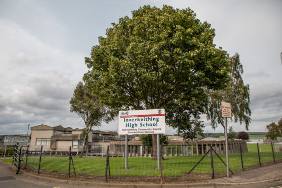 The existing Inverkeithing High School.