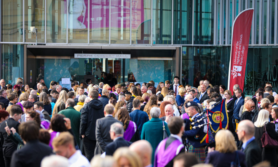 Students waiting to be called for Graduation Ceremony.
All pictures by Steve Brown / DCT Media