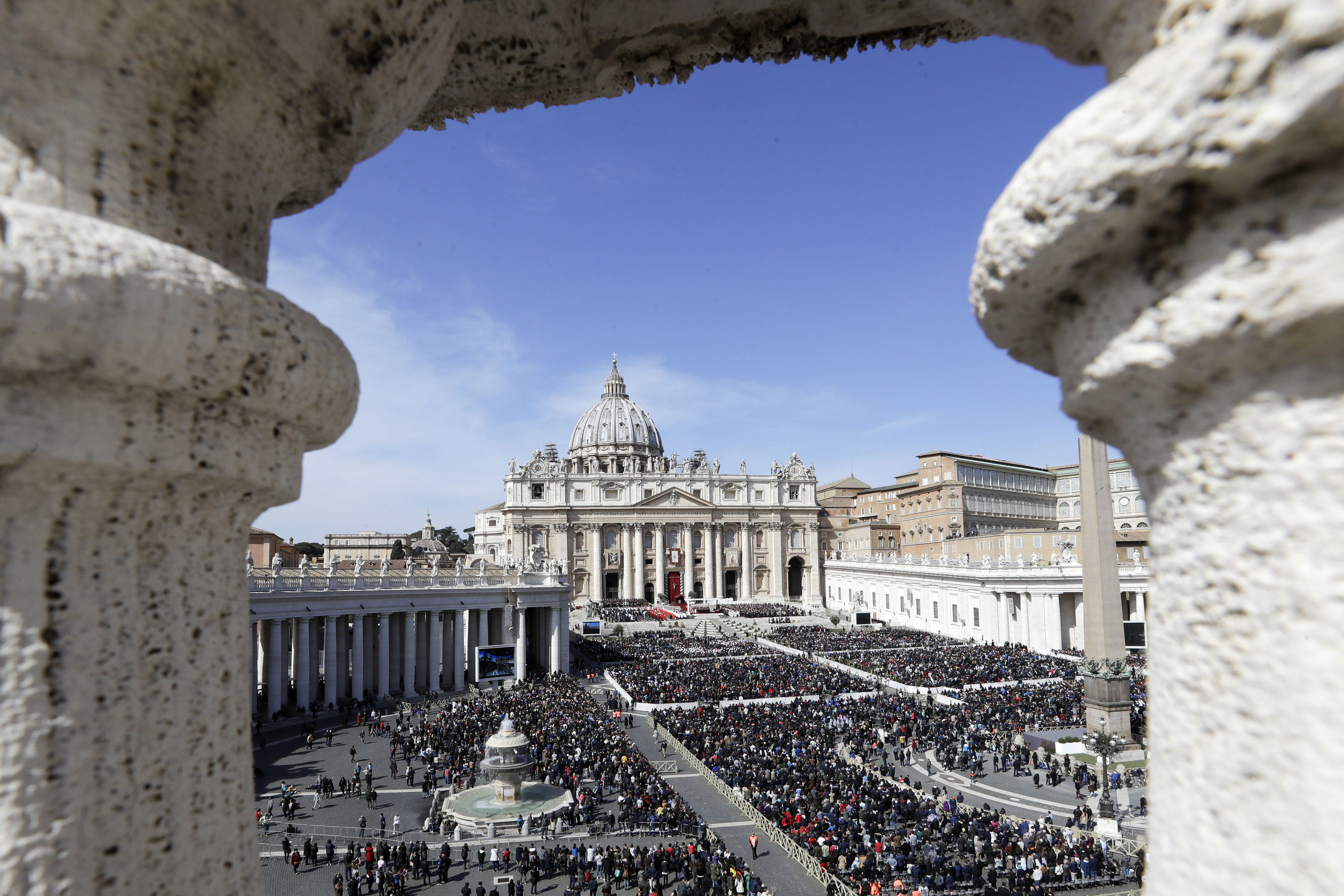 A view of St Peter's Square.