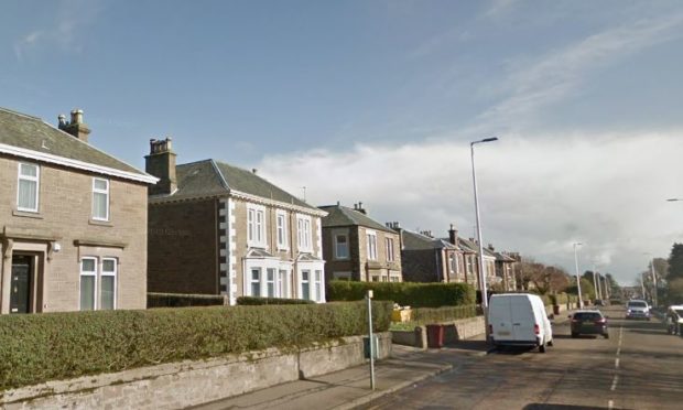 The section of Clepington Road where the cars were vandalised.