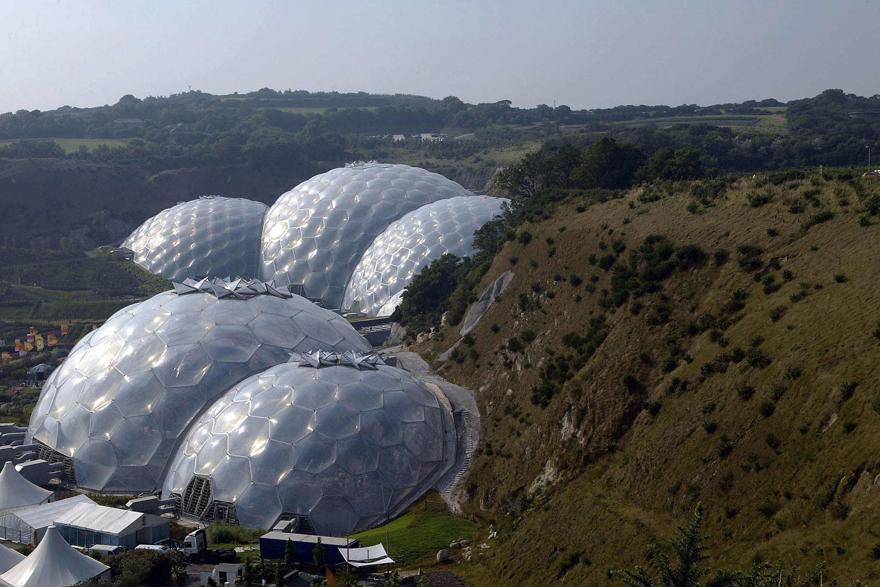 The Eden Project in Cornwall.