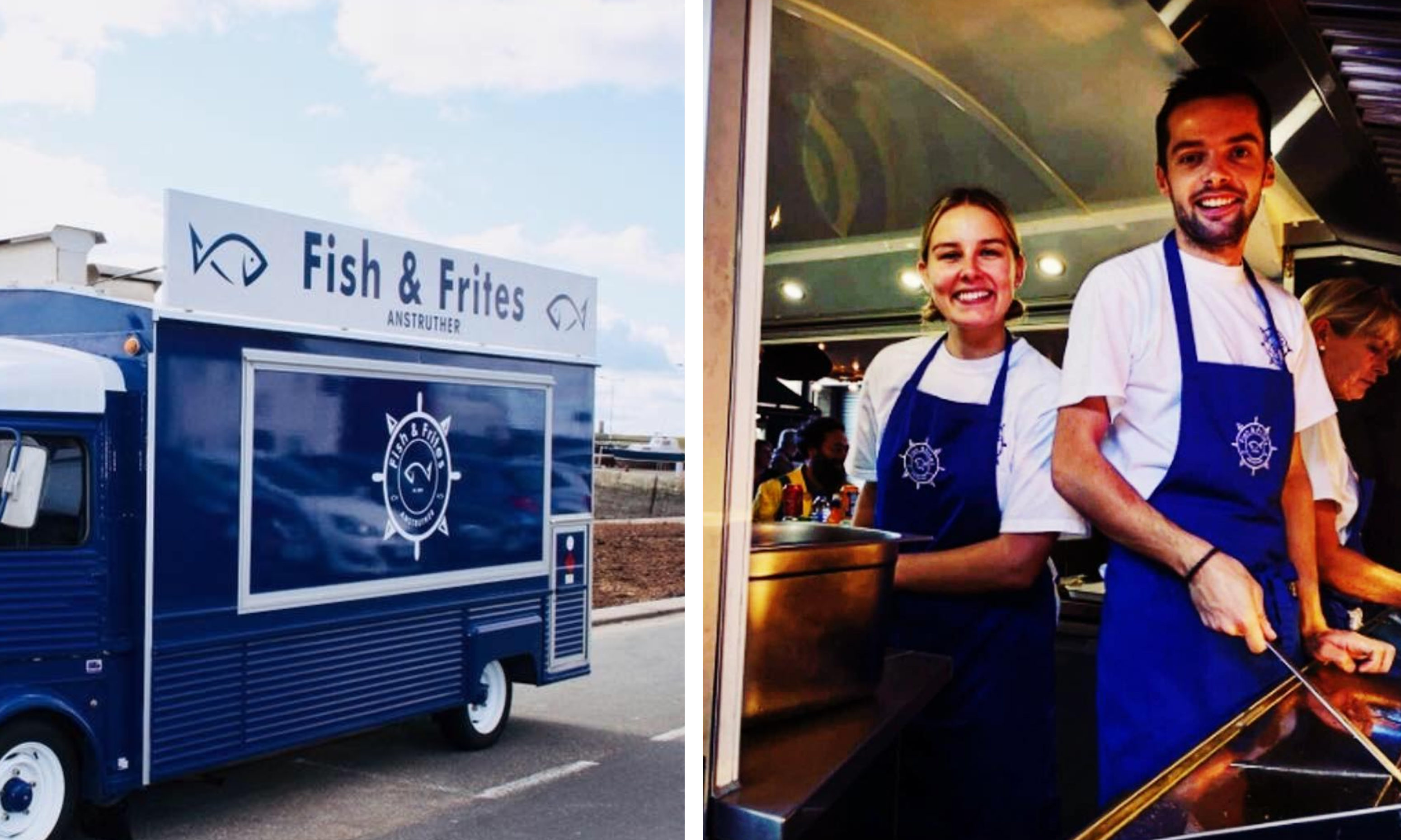Fish and Frites has been named one of the top three fish and chip vans in the UK.