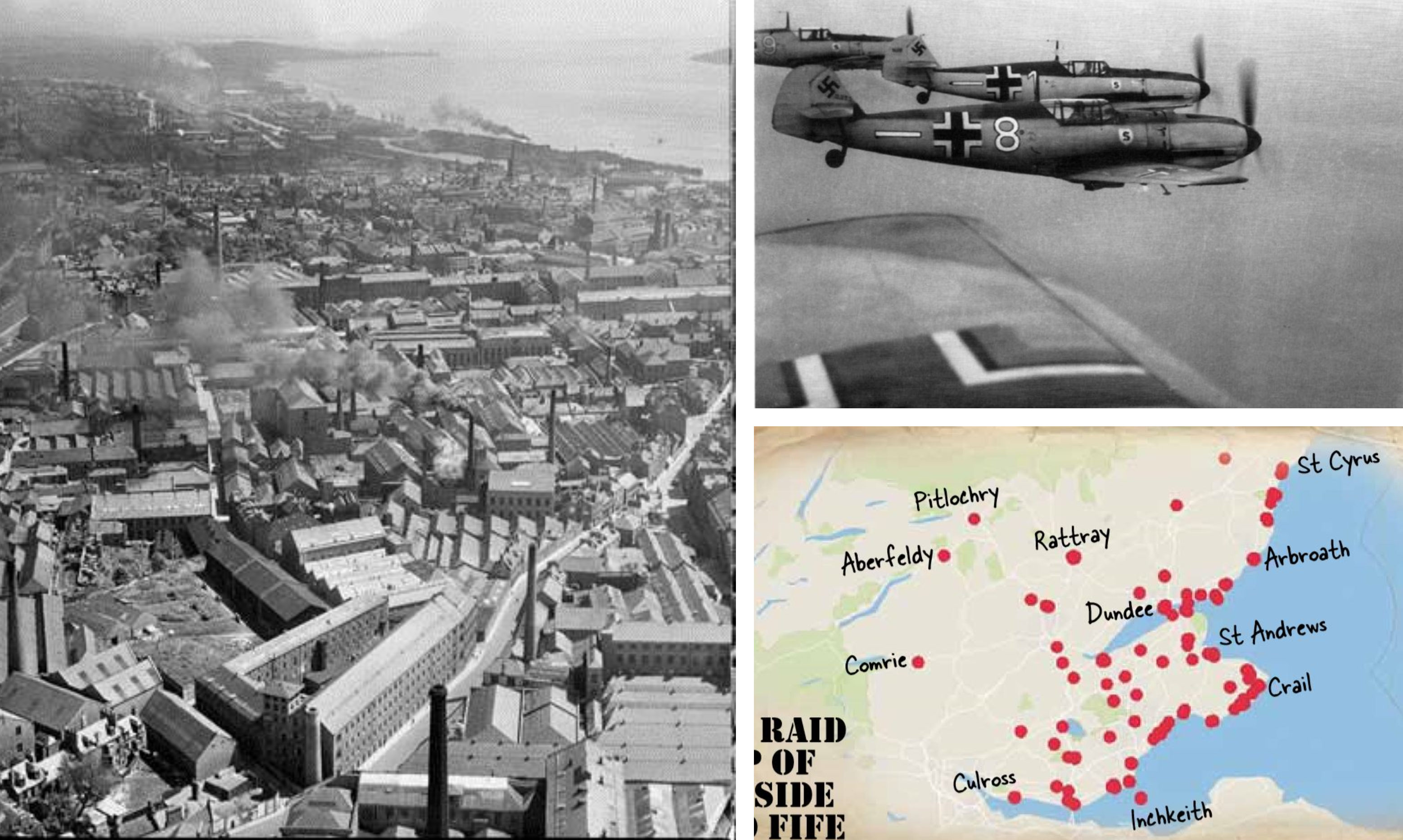 Courier country was hit by a series of deadly air attacks carried out by the Luftwaffe.