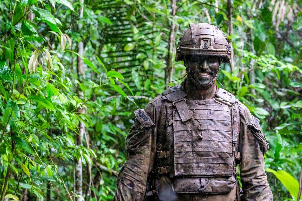 45 Commando Royal Marines  have been involved in jungle training in Belize.