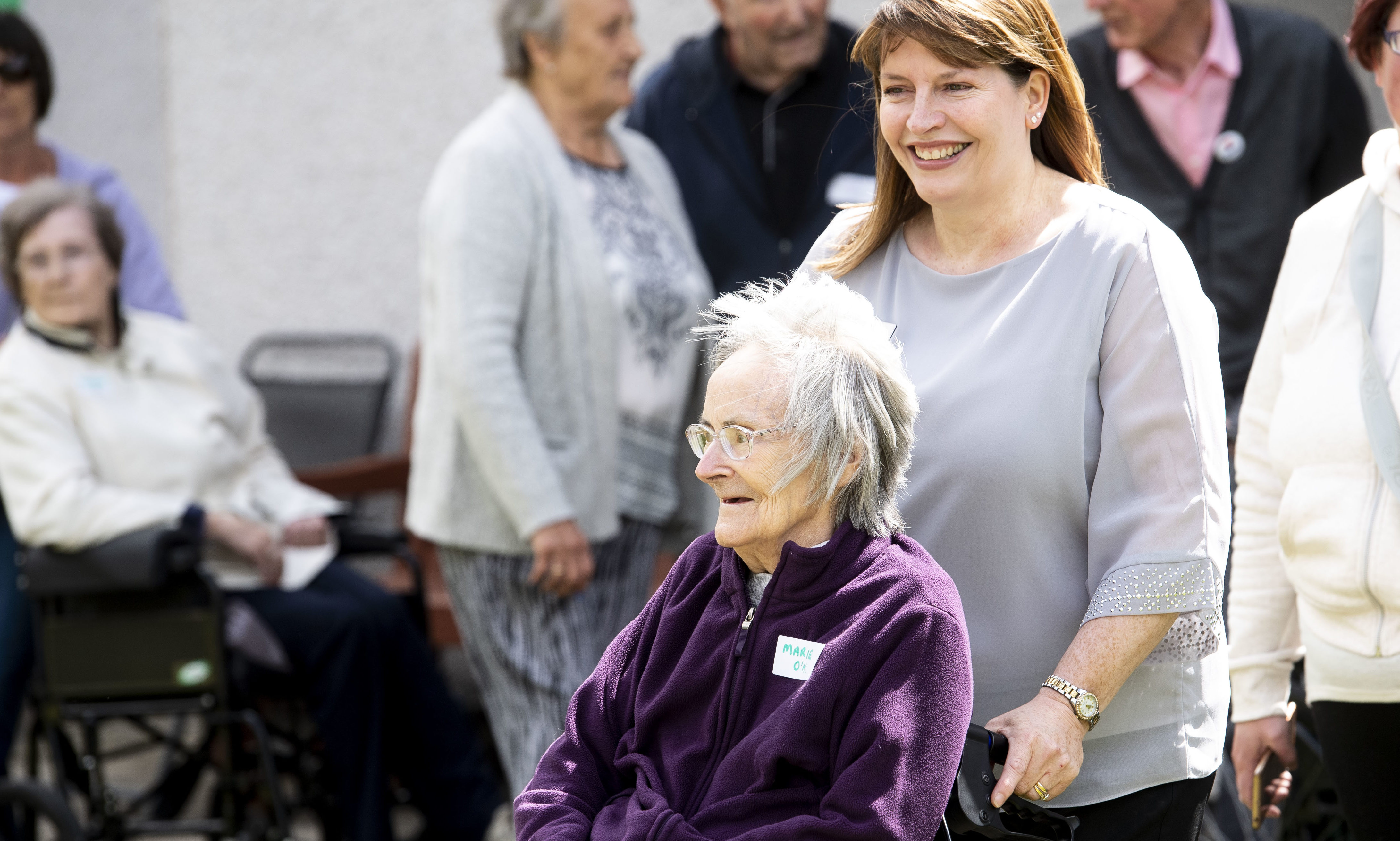 The Care About Walking project at Beech Manor Care Home, Blairgowrie