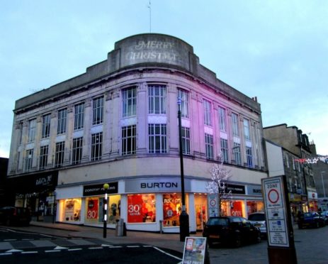 The Burton's Building in Kirkcaldy.