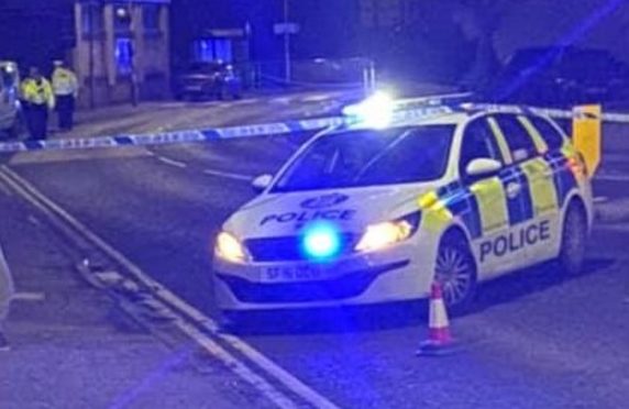 Police closed Station Road in Cardenden until the following day.