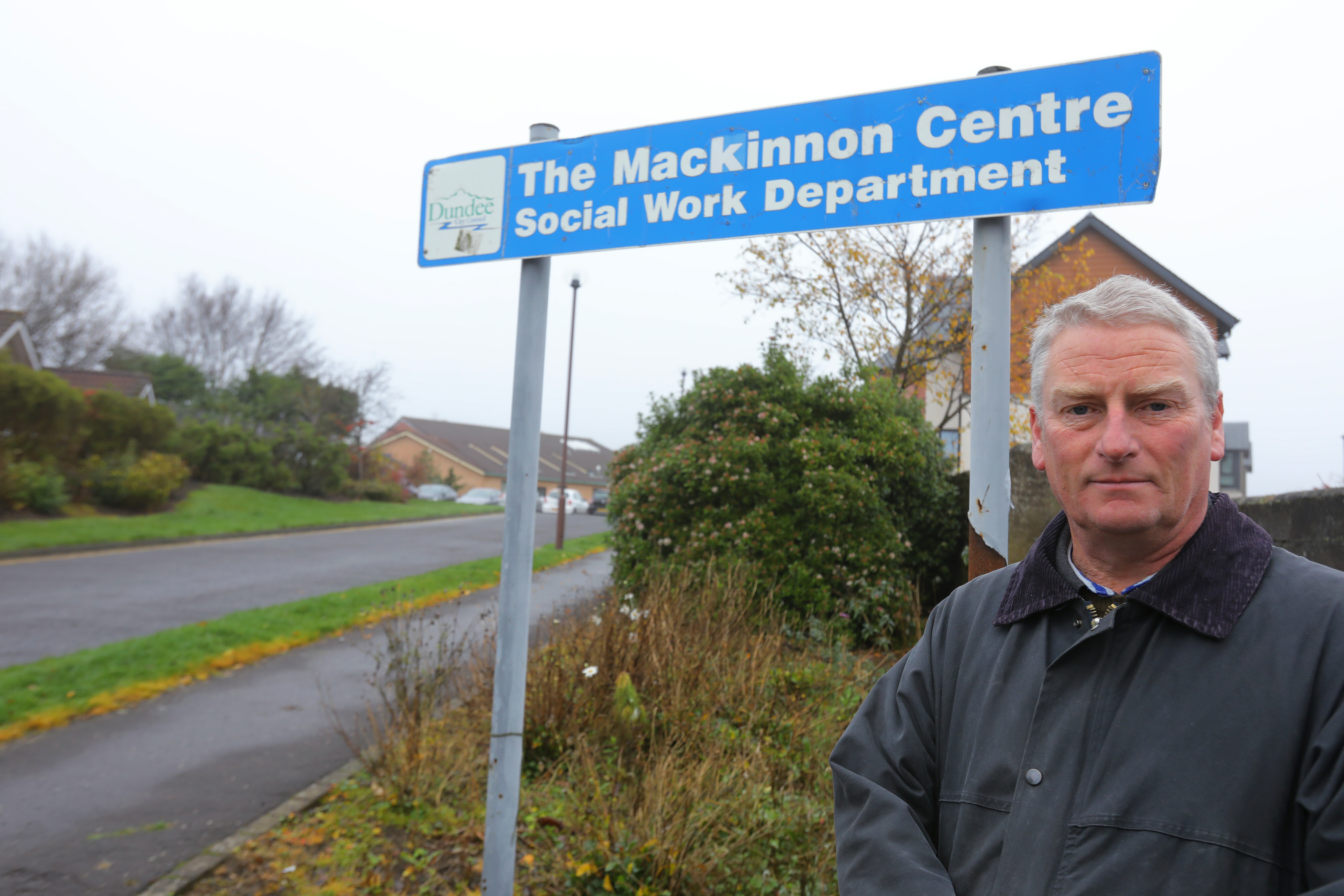 Cllr Craig Duncan at the Mackinnon Centre in Broughty Ferry.