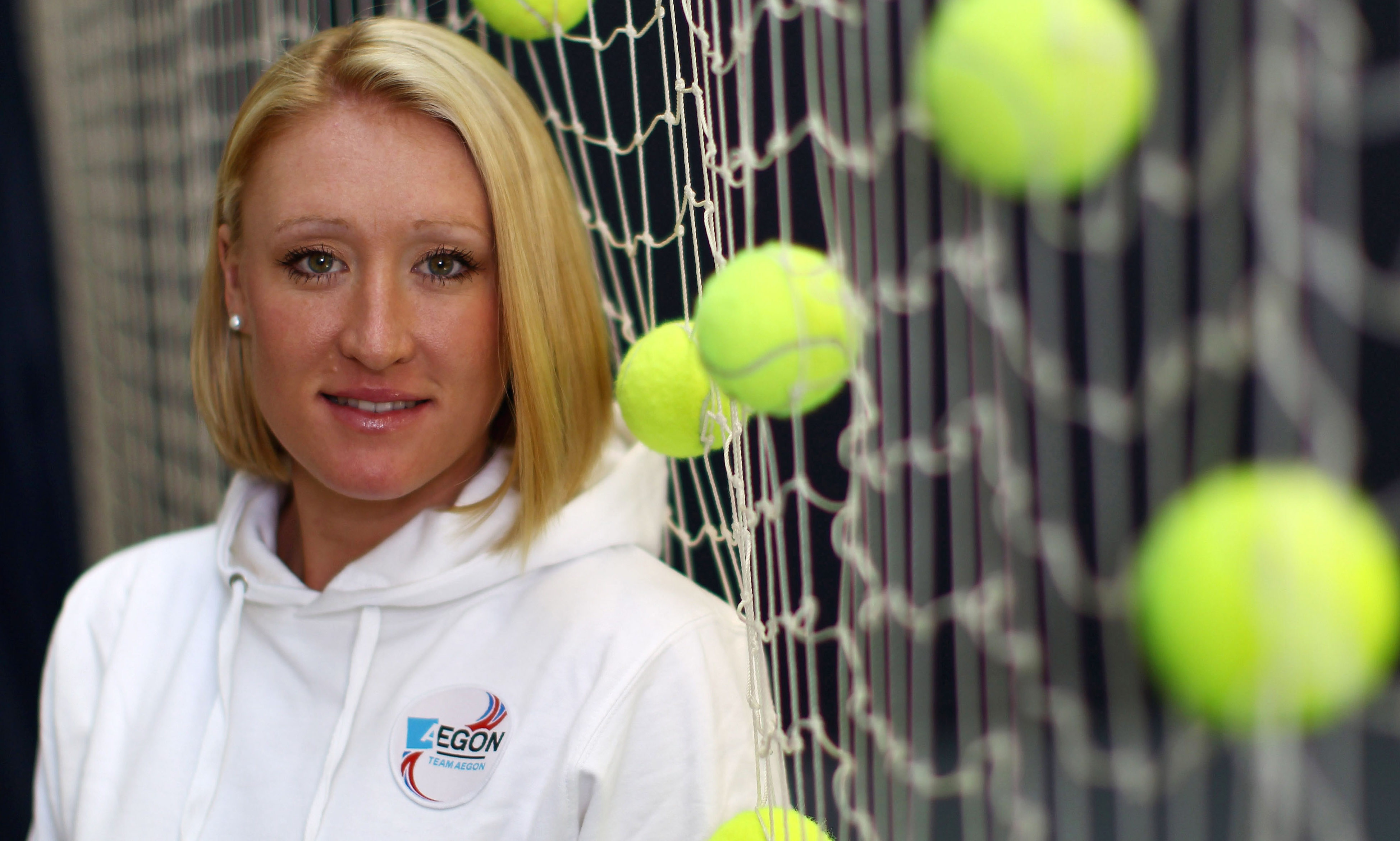 (FILE PHOTO) ROEHAMPTON, ENGLAND - NOVEMBER 29: (EDITORS NOTE: IMAGE HAS BEEN DIGITALLY RETOUCHED) Elena Baltacha of Great Britain poses for the camera at the National Tennis Centre on November 29, 2010 in Roehampton, England. (Photo by Julian Finney/Getty Images for AEGON)